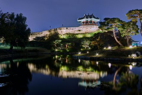From Seoul: Evening Tour to Hwaseong Fortress UNESCO Site