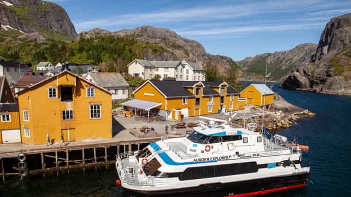 lofoten islands sightseeing shuttle boat