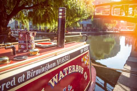 london regent’s canal waterbus little venice camden lock