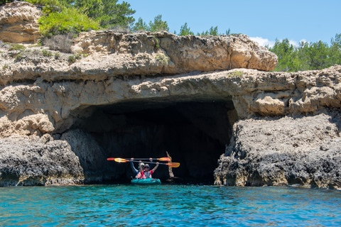 Baia di Navarino: esperienza di kayak e pranzoBaia di Navarino: esperienza di kayak