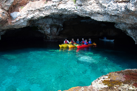 Kardamyli: kayak de mar con almuerzo