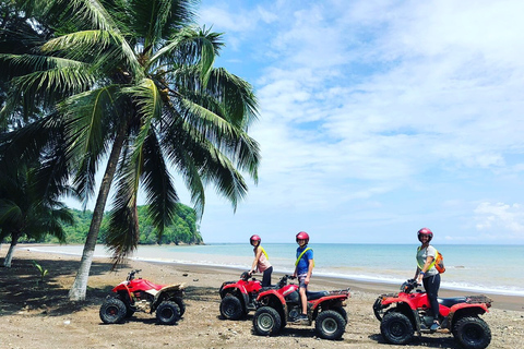 Puntarenas: Aventura en quad y excursión en barco por el ríoATV doble