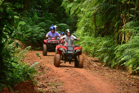 Puntarenas: Aventura en quad y excursión en barco por el ríoATV doble