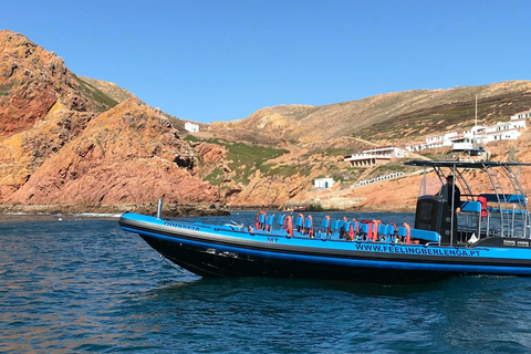 Depuis Peniche : Tour en bateau aller-retour de l&#039;archipel de Berlengas.