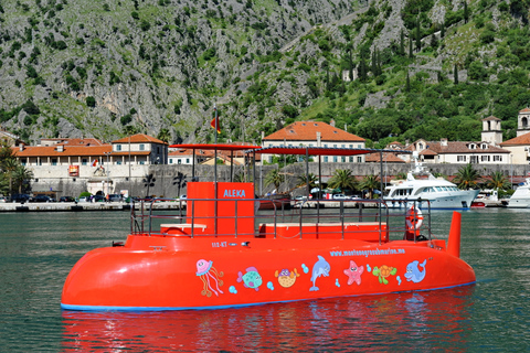 Kotor: panorama- en semi-onderzeeër onderwaterervaring