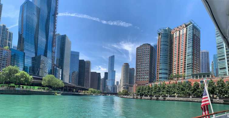 Chicago River: 1.5-Hour Guided Architecture Cruise | GetYourGuide