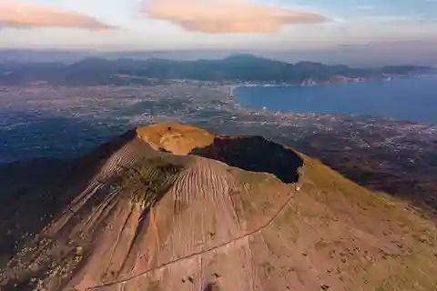 Från Pompeji: Mount Vesuvius tur och retur busstransfer