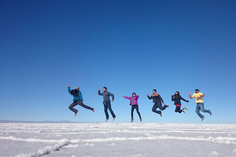 One Way to Salar de Uyuni and the Colored Lagoons