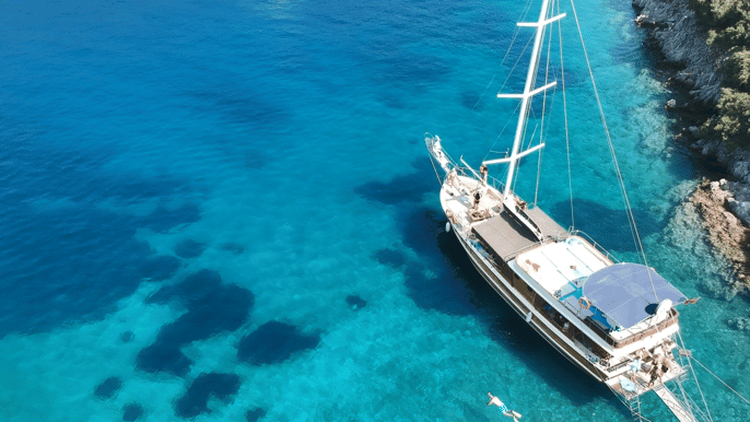 fethiye fullday boat cruise with bbq lunch hotel pickup