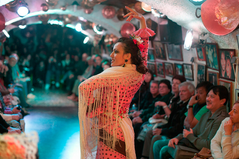 Granada: Spettacolo di flamenco alla Cueva de la RocíoSpettacolo con solo bevande