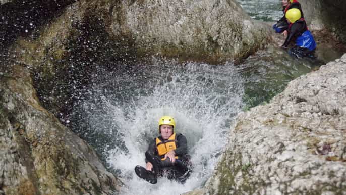 bovec halfday canyoning trip