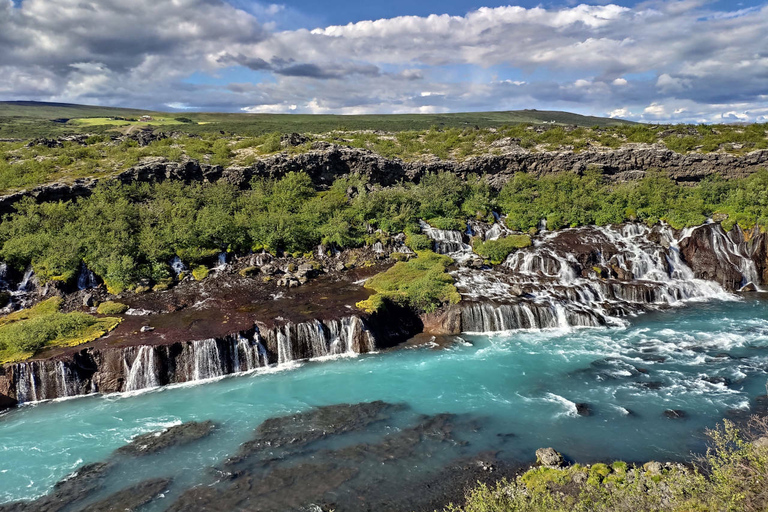 Reykjavik: Lava Cave, Hot Springs, and Waterfalls Tour