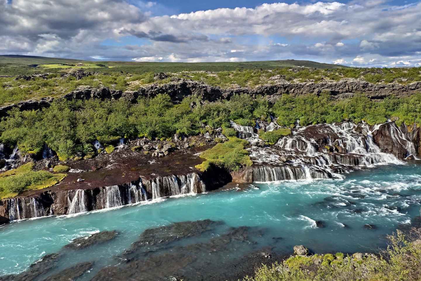 Reykjavik: Lava Cave, Hot Springs, Horses & Waterfalls Tour