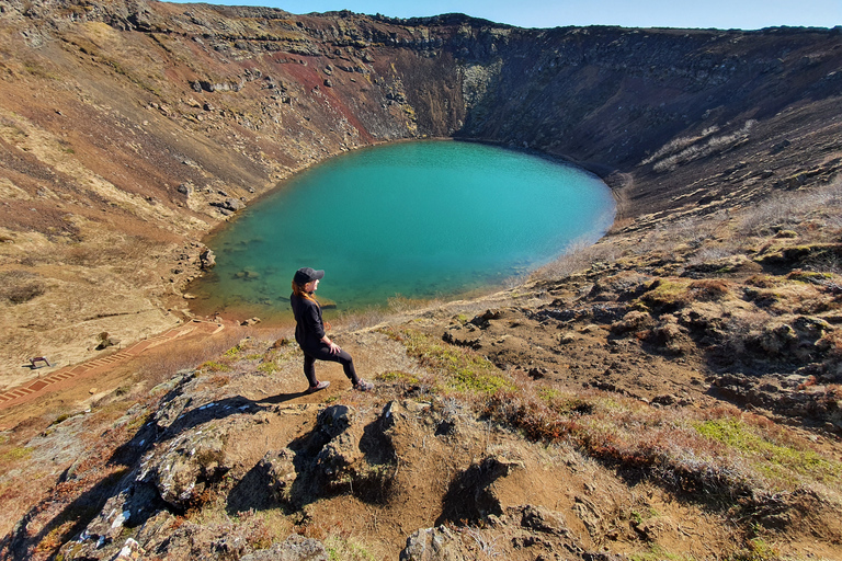 Reykjavik: visite du cercle d'or, du cratère Kerid et du lagon bleuDepuis Reykjavik : cercle d'or, cratère Kerid et lagon bleu