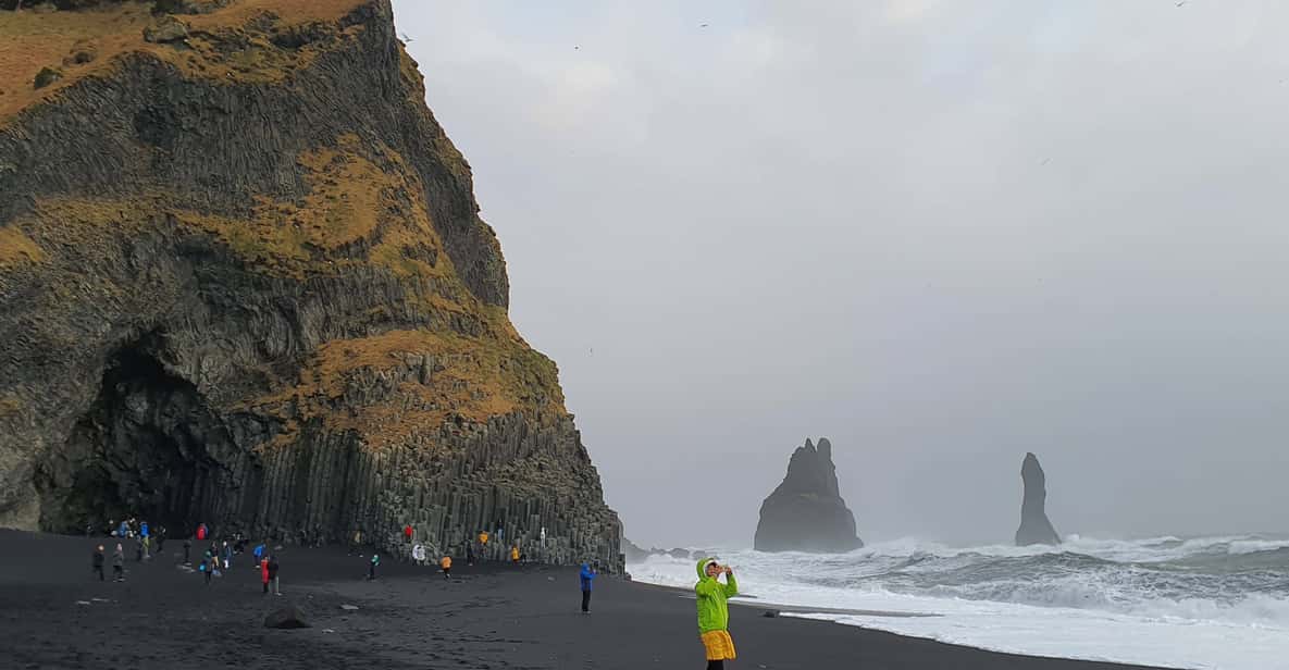 Reykjavik: Cascate Selvagge Sud, Black Beach & Glacier Hike