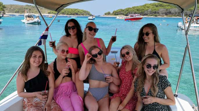 split private hvar and bračbol beach boat tour