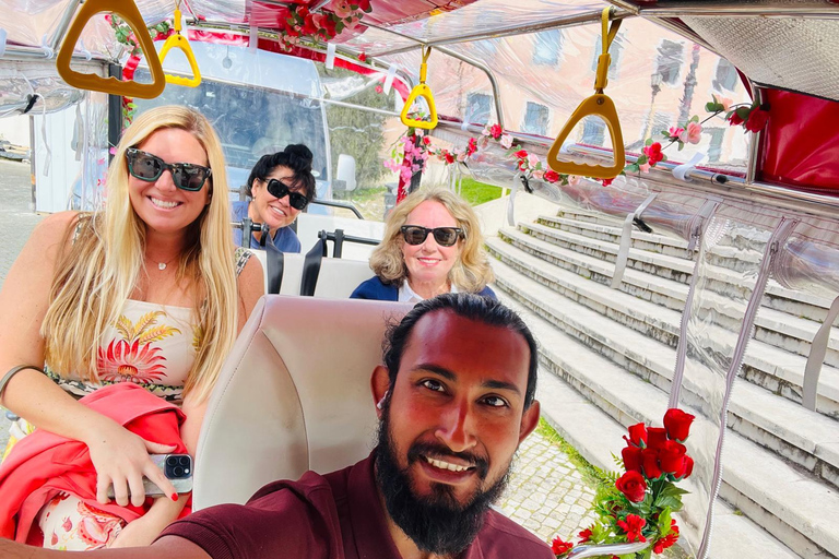 Lisbon: 7 Hills Electric Tuk-Tuk Tour with Certified Guide 30m Express: Chiado Highlights & Panoramic Viewpoints-Shared