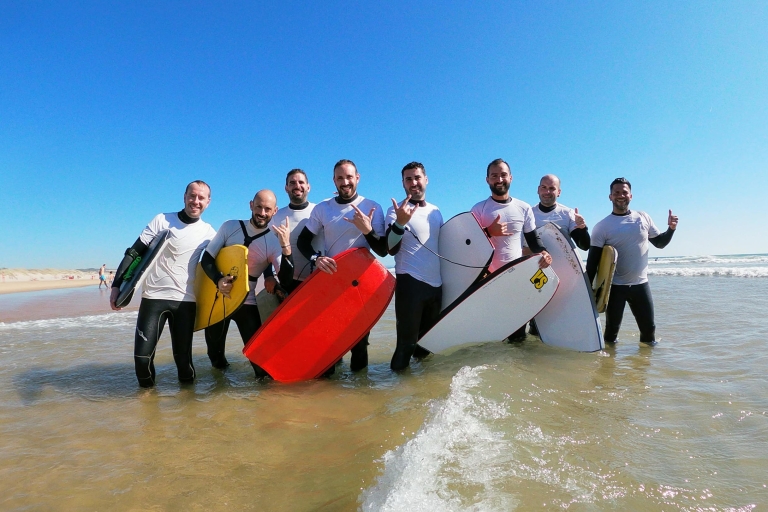 Lissabon: Bodyboard-Erlebnis4-stündiges privates Bodyboard-Abenteuer mit Videokorrektur