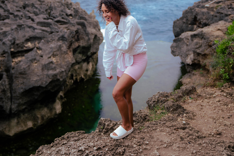 From Lembongan: Nusa Penida East & West Highlight Day Tour Penida West Coast Tour with Meeting Point at Port