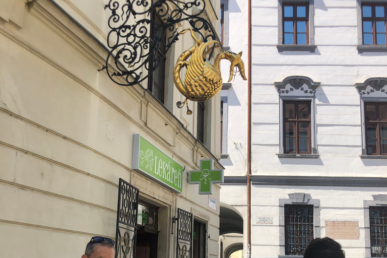 Da Vienna: Tour della città di Bratislava con opzioni gastronomicheTour con pranzo in spagnolo, francese, italiano o russo