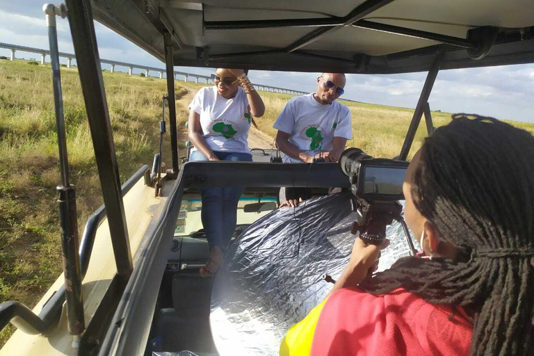 Excursión de un día al Parque Nacional de Nairobi, elefantes, jirafas y Bomas