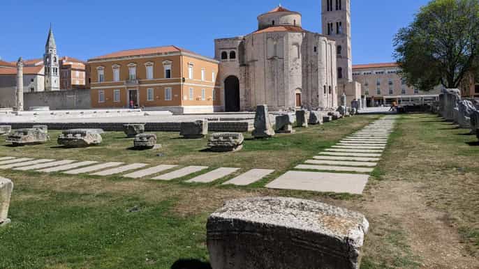 zadar passeio a pé privado por 3.000 anos de história