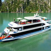 Hanoi: Premium Halong Day Cruise - Buffet, Jacuzzi & Caves Hanoi: Premium Halong Day Cruise - Buffet, Jacuzzi & Caves
