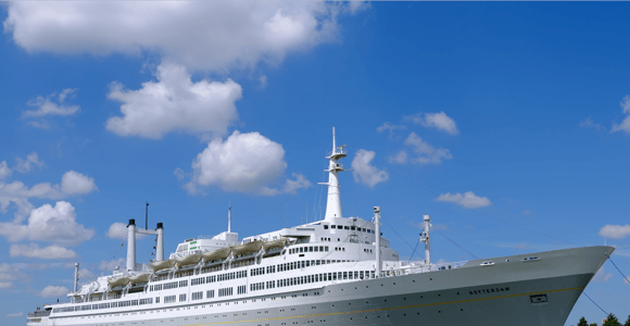 Rotterdam: Dampfer Rotterdam Audio Tour Eintrittskarte