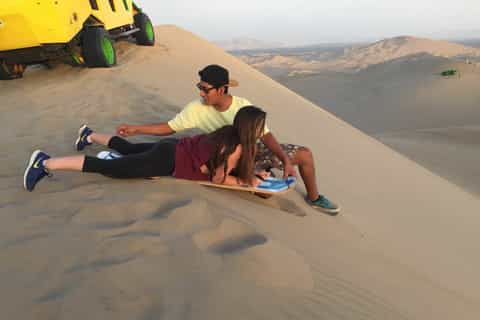 From Ica or Huacachina: Dune Buggy at Sunset & Sandboarding