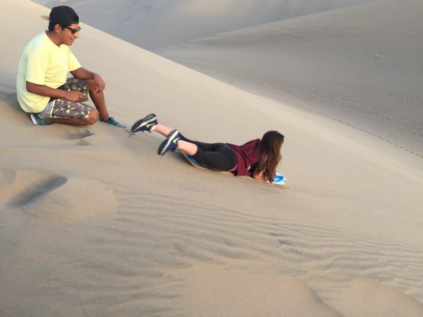 From Ica Or Huacachina Dune Buggy At Sunset Sandboarding Getyourguide