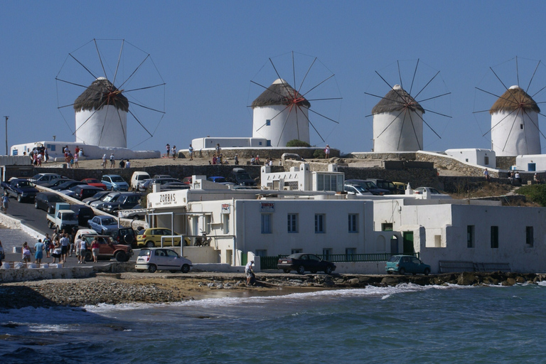 Mykonos: Half-Day City Walking Tour and Island Bus Tour City and Island Tour 2024