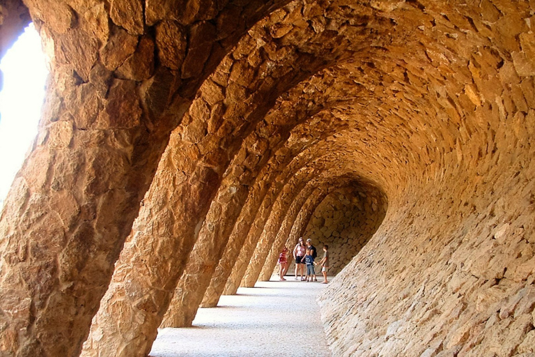 Best of Barcelona: Sagrada Familia & Park Guell with Pickup Group Tour in Spanish (Entry Fees Not Included)