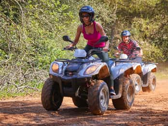 Mallorca: Off-Road Quad-Fahrt, Schnorcheln & Klippenspringen Mallorca: Off-Road Quad-Fahrt, Schnorcheln & Klippenspringen