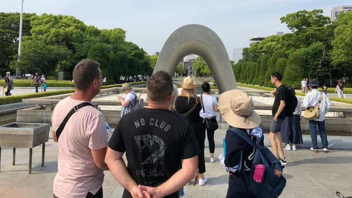 hiroshima friedenswanderung mit lokalem führer