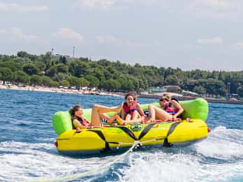 Rovinj: Verrückte UFO-Fahrt und Schnorcheltour