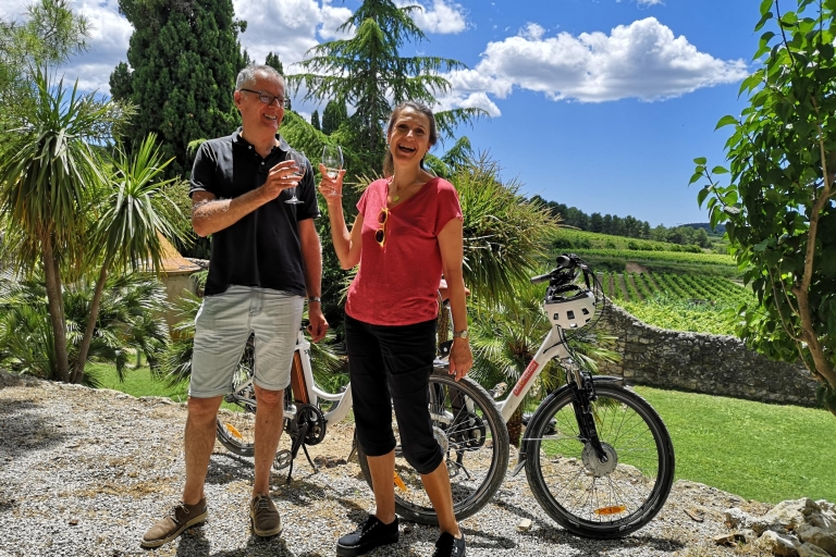 Penedès: visite à vélo autoguidée avec visite de la cave