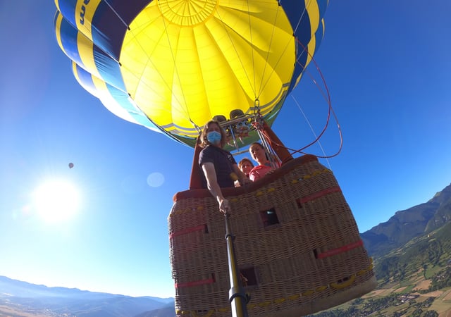 Volo privato in mongolfiera a Barcellona