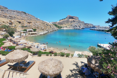 Rhodes : Excursion en bateau à grande vitesse à LindosCircuit avec arrêt prolongé à Lindos