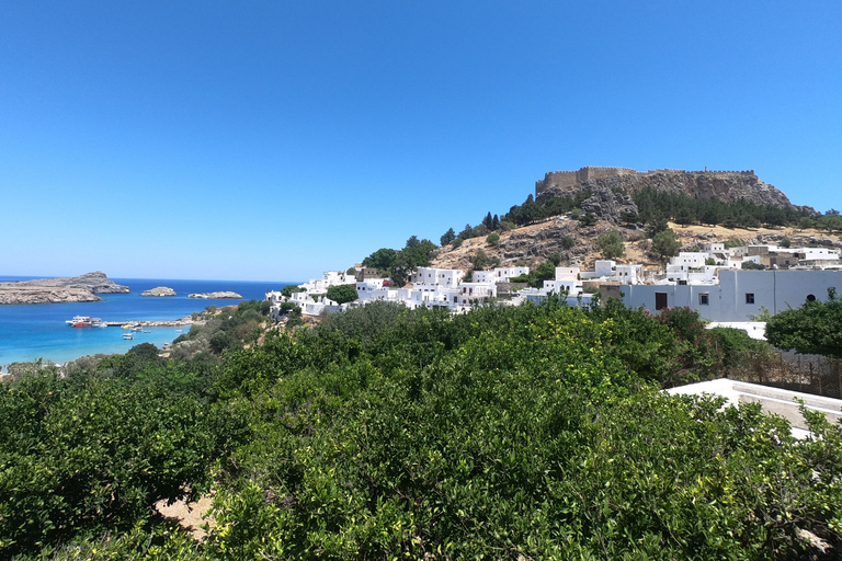 Rhodes : Excursion en bateau à grande vitesse à LindosCircuit avec arrêt prolongé à Lindos