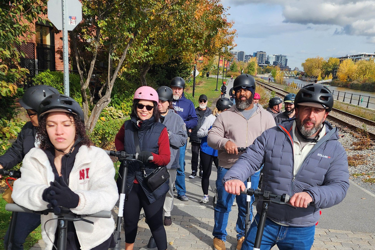Explore Old-Montreal with easy to use e-scooters