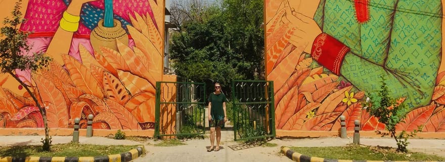 Visite des arts de la rue à Delhi