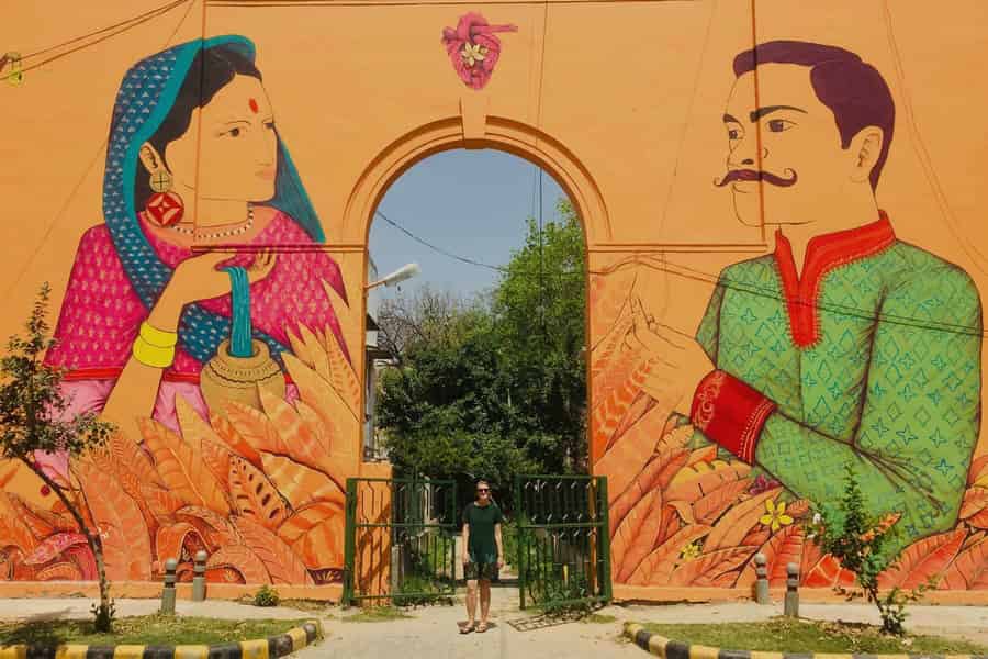 Delhi Street Art Tour. Foto: GetYourGuide Delhi Street Art Tour. Foto: GetYourGuide