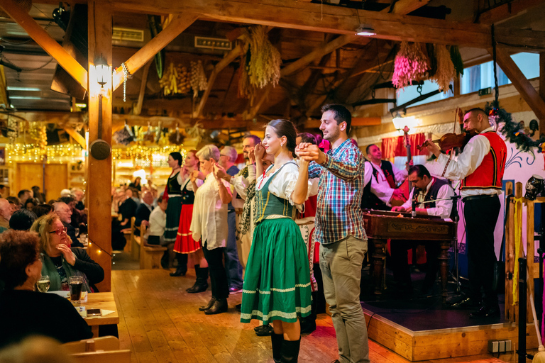 Prague: Folkloric Dinner Show with Drinks Standard Menu with Transfer