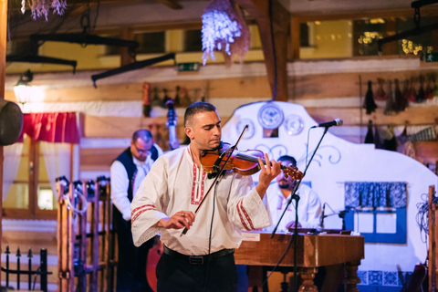 Prague: Folkloric Dinner Show with Drinks Standard Menu with Transfer