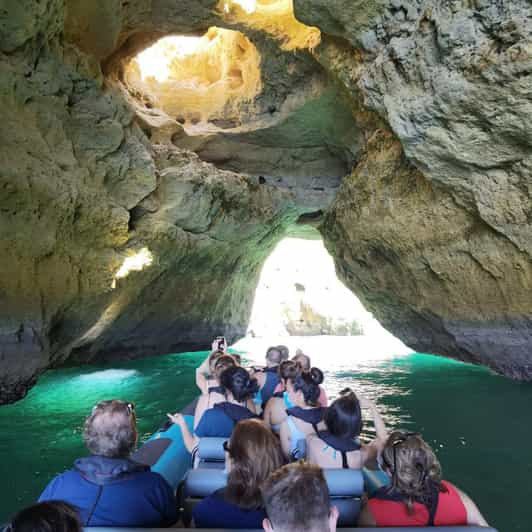 Portimão: Benagil Caves and Marinha 2-Hour Boat Tour | GetYourGuide