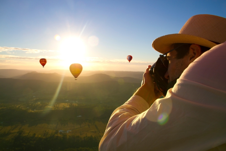 Gold Coast: Heißluftballonfahrt mit Frühstück und SektStandardoption: Heißluftballonfahrt mit Frühstück