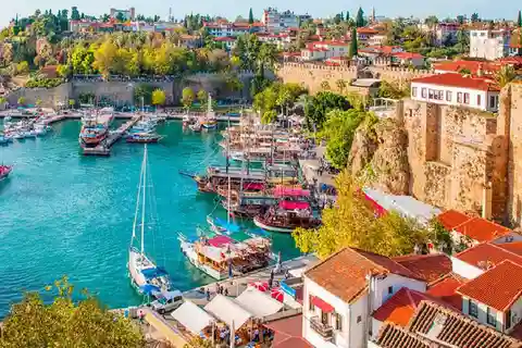Из города Сиде: однодневная поездка в Старый город Анталии и водопад