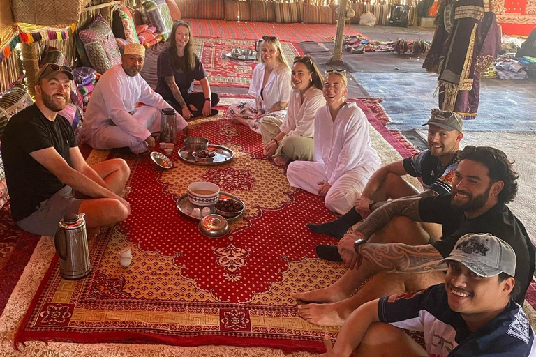Shared Wahiba Desert Tour with Wadi, Cave, Bedouin & Sunset