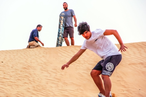 Dubái: safari matutino por el desierto con paseo en camello y sandboardTour en grupo compartido