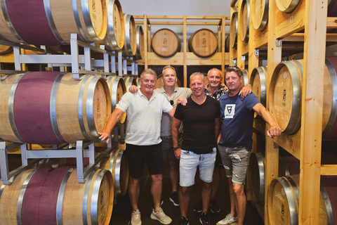 From Tirana: Vineyards, Wine Food Tasting + Lake & Boat Trip